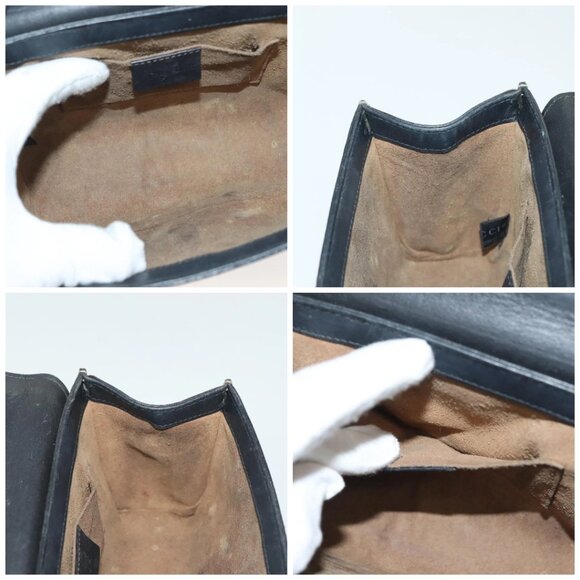 GUCCI GG Supreme Chain Shoulder Bag PVC Beige Gold 409487 Auth bs29070 - Picture 15 of 16